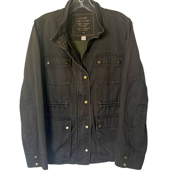 J. Crew Jackets & Blazers - JCrew Relaxed Boyfriend Fit Field Jacket, Adjustable Waist, Pockets Women’s L